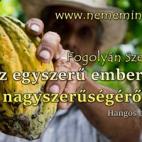 Hangos Fogolyán Szellő (Harangi Emese) írások 54, Az egyszerű emberek nagyszerűségéről